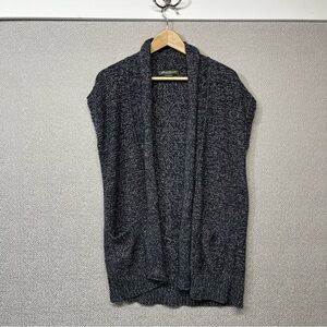 M Eddie Bauer Vintage/Y2K Open Front Sweater Vest